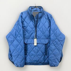 Alpine Design Women’s Quilted Anorak Mountain Lake Blue Size XL Jacket Coat $98
